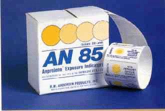 AN85            Anderson Sterilizer - Exposure Indicator (200 stickers/box) 