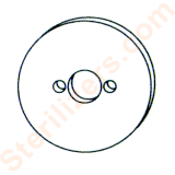 004626          Pelton Crane Magna Clave Sterilizer - Knob Plate            