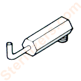 004765          Pelton Crane Magnaclave Sterilizer - Thermometer Wall Assem 