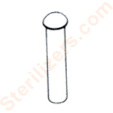 004433          Pelton Crane OCR Sterilizer - Hinge Pin, Cap Assembly       