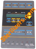 03700027        Tuttnauer Sterilizer - Keypad Panel                         